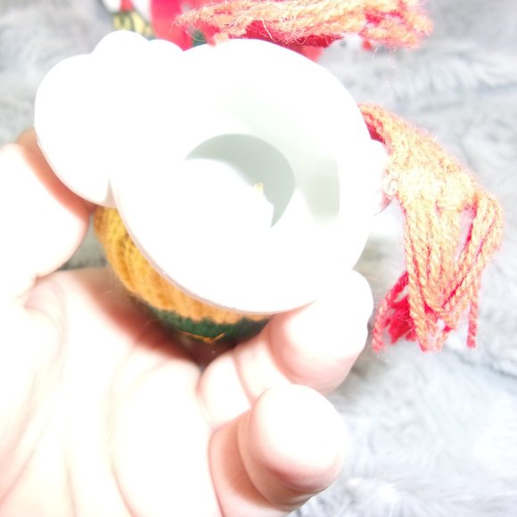 H-68 SET OF 3 SNOW BELLS PORCELAIN BELL ORNAMENTS FROM GIFTCO - Picture 4 of 13